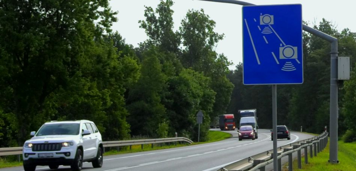 Odcinkowy pomiar prędkości (fot. Główny Inspektorat Transportu Drogowego)
