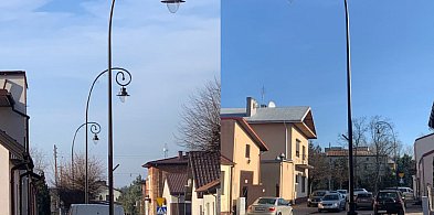 Jedna z najstarszych ulic Białobrzegach zyskała stylowe latarnie-3257