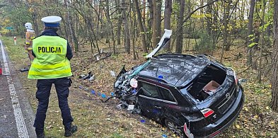 Tragiczny wypadek pod Wyśmierzycami. Kierowca zginął na miejscu-8258