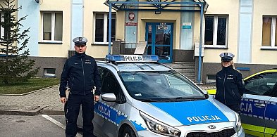 Policjanci z Białobrzegów pomogli ciężarnej w stanie zagrożenia
