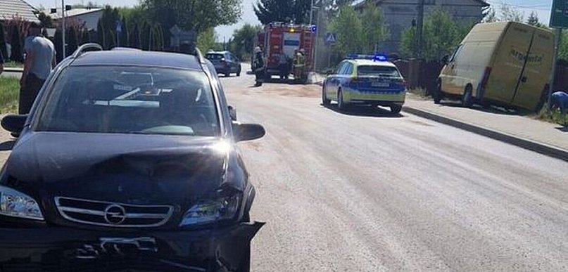 Wypadek drogowy w Kamieniu. Jedna osoba trafiła do szpitala